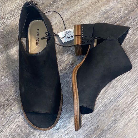 Maurices Shoes - NWT MAURICES Ciara Open Toe Booties 9W